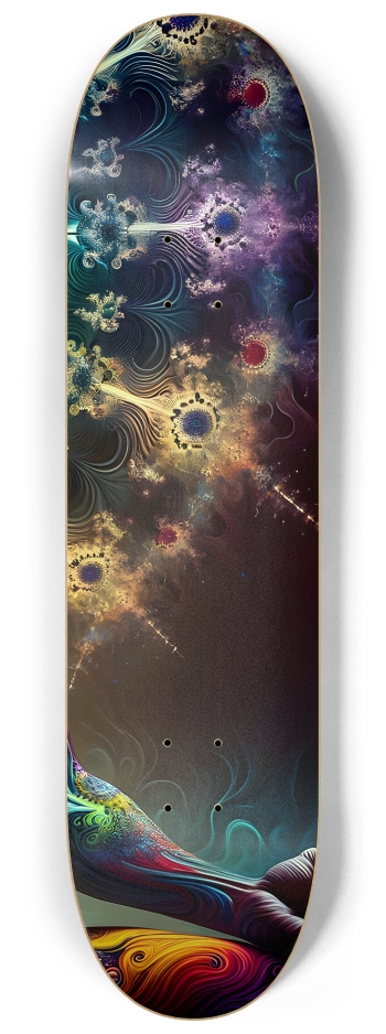 Gay Fractal Man #44 #3 8-1/4 Skateboard Deck