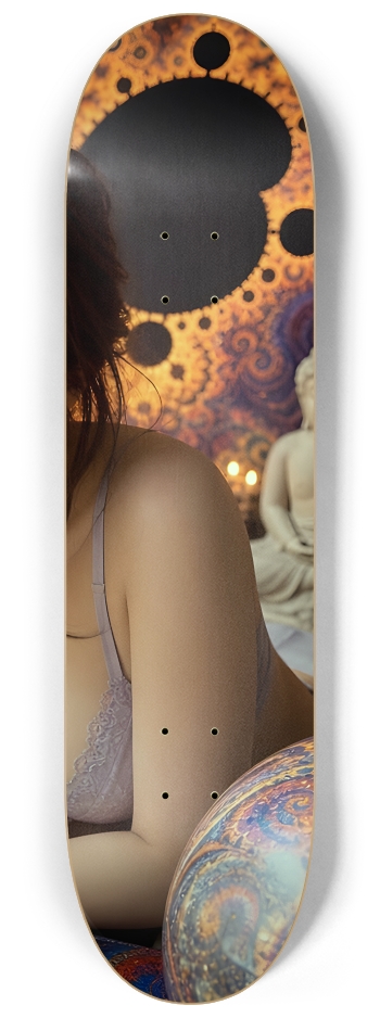 Japanese Woman & Fractal Zen #8 #3