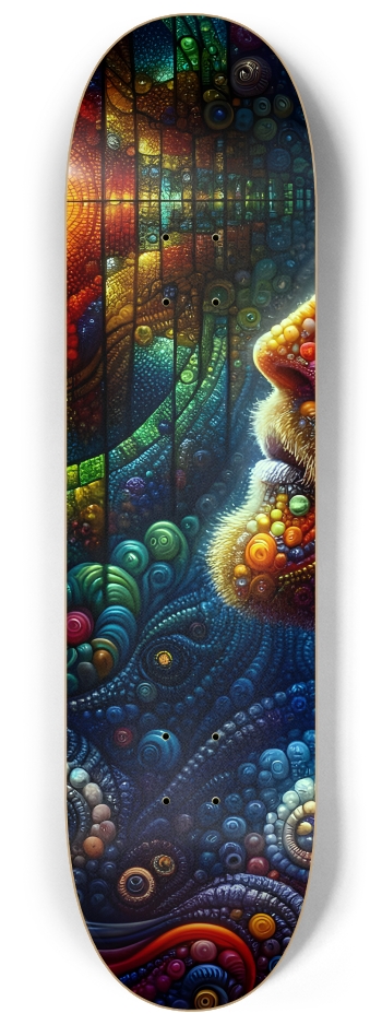 Gay Fractal Man #38 #1 8-1/4 Skateboard Deck