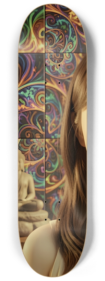 Japanese Woman & Fractal Zen #12 #1