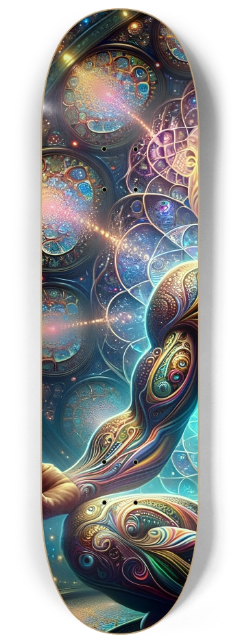 Gay Fractal Man #12 #1 8-1/4 Skateboard Deck