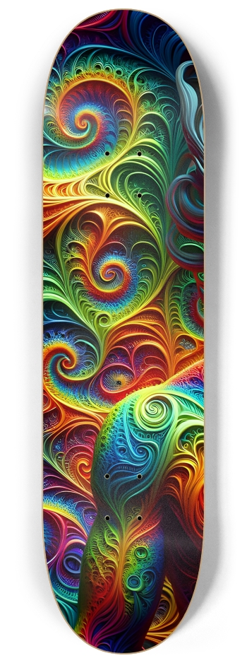 Gay Fractal Man #8 #1 8-1/4 Skateboard Deck