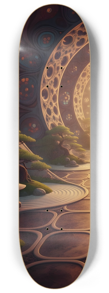 Japanese Woman & Fractal Zen #3 #1