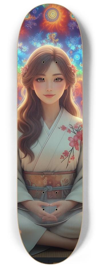 Japanese Woman & Fractal Zen #20 #2