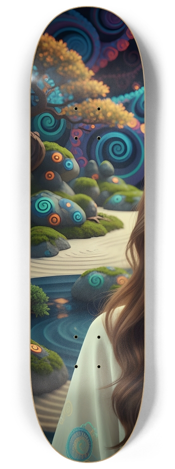 Japanese Woman & Fractal Zen #14 #1
