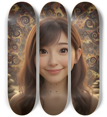 Japanese Woman & Fractal Zen #18