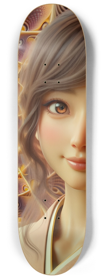 Japanese Woman & Fractal Zen #39 #2