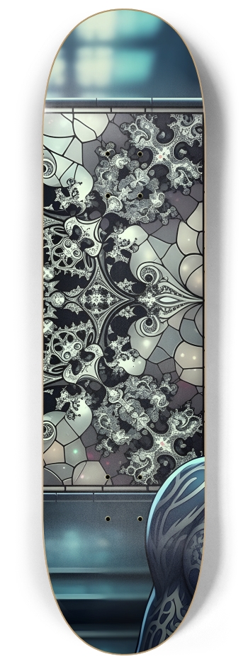 Gay Fractal Man #20 #2 8-1/4 Skateboard Deck