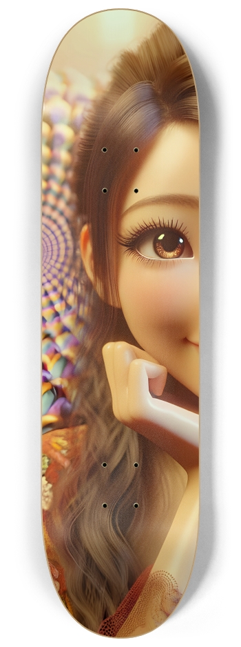 Japanese Woman & Fractal Zen #11 #2