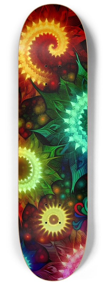 Gay Fractal Man #42 #1 8-1/4 Skateboard Deck