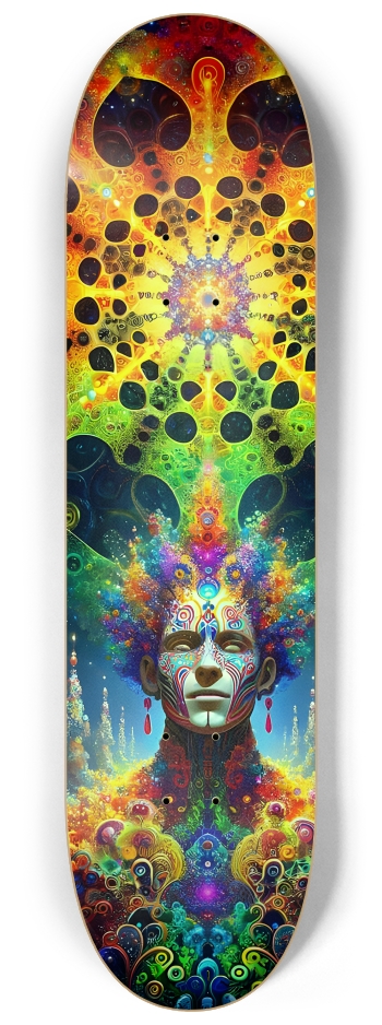 Gay Fractal Man #3 #2 8-1/4 Skateboard Deck