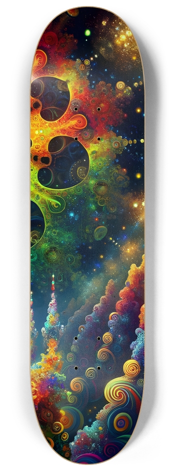 Gay Fractal Man #3 #3 8-1/4 Skateboard Deck