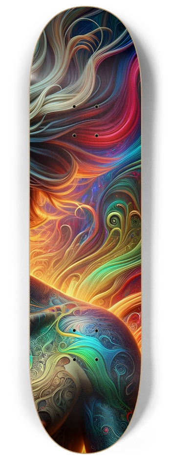 Gay Fractal Man #35 #3 8-1/4 Skateboard Deck