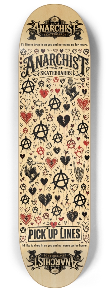 Pick Up Lines 1 8-1/4 Skateboard Deck