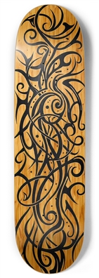 Tribal skateboard deck
