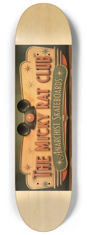 The Micky Rat Club 8-1/4 Skateboard Deck