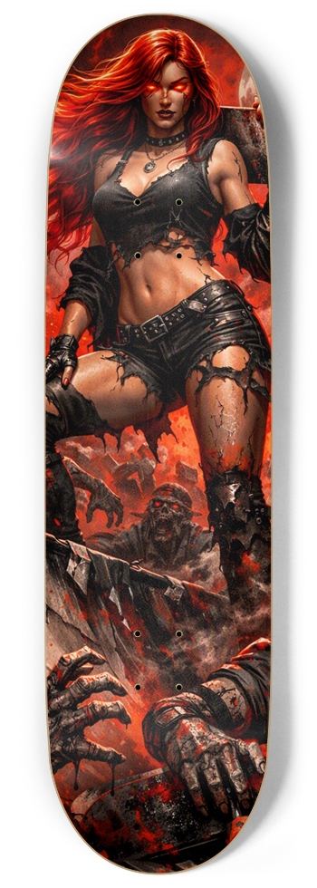 queen of the apocalypse 9 Inch Skateboard