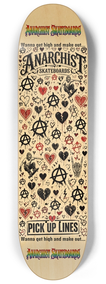 Pick Up Lines 2 8-1/4 Skateboard Deck