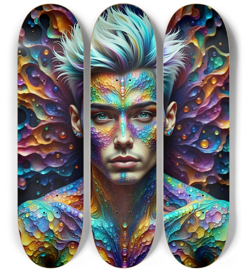 Psychedelic Gay Man - Dyed Hair #23