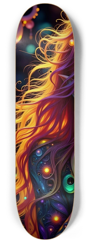 Psychedelic Lesbian Elf - Redhead #32 #1 8-1/4 Skateboard Deck