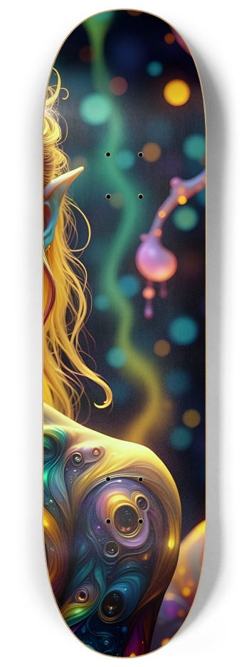 Psychedelic Lesbian Elf - Redhead #32 #3 8-1/4 Skateboard Deck