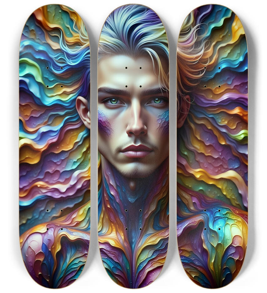 Psychedelic Gay Man - Dyed Hair #15