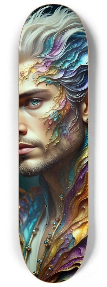 Psychedelic Gay Man - Dyed Hair #24 #2 8-1/4 Skateboard Deck