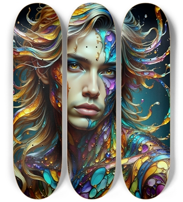 Psychedelic Gay Man - Dyed Hair #34