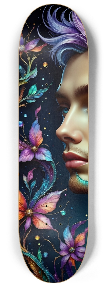 Psychedelic Gay Man - Dyed Hair #32 #1 8-1/4 Skateboard Deck
