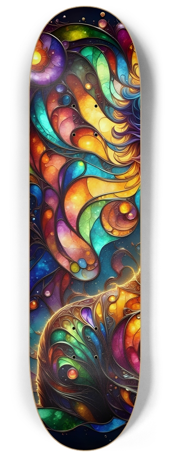 Psychedelic Gay Man - Dyed Hair #28 #1 8-1/4 Skateboard Deck
