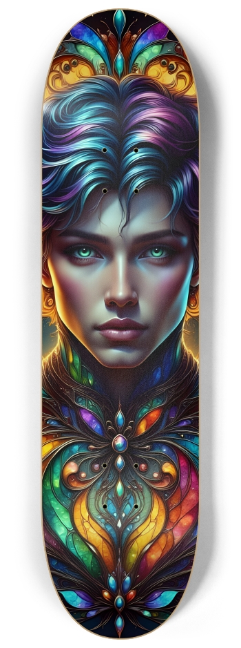 Psychedelic Gay Man - Dyed Hair #28 #2 8-1/4 Skateboard Deck