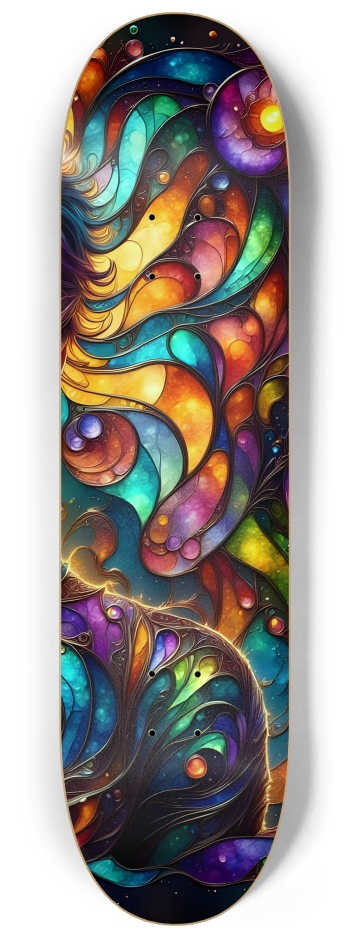 Psychedelic Gay Man - Dyed Hair #28 #3 8-1/4 Skateboard Deck