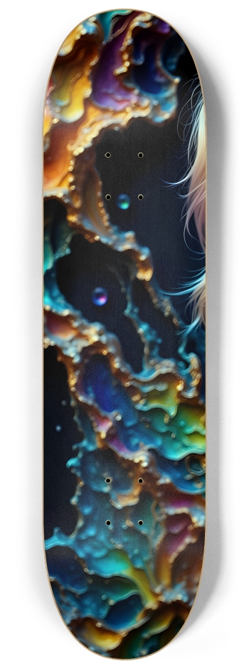 Psychedelic Gay Man - Dyed Hair #1 #1 8-1/4 Skateboard Deck
