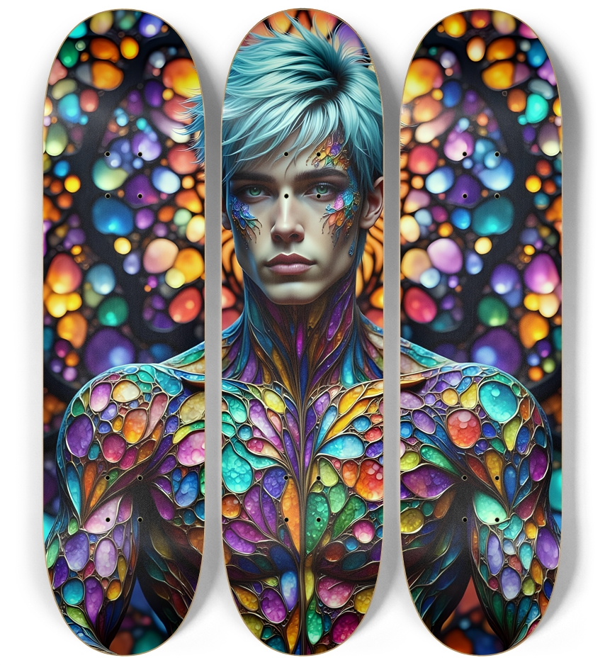 Psychedelic Gay Man - Dyed Hair #19