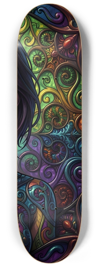 Fractal Lesbian #3 #3 8-1/4 Skateboard Deck