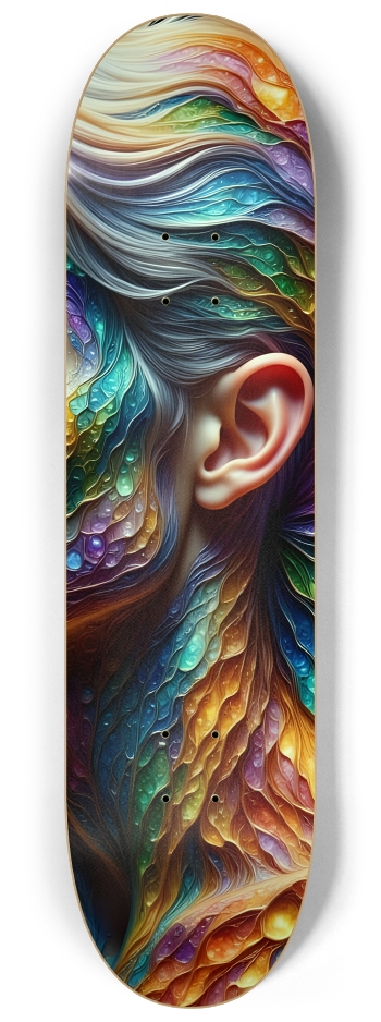Psychedelic Gay Man - Dyed Hair #9 #2 8-1/4 Skateboard Deck