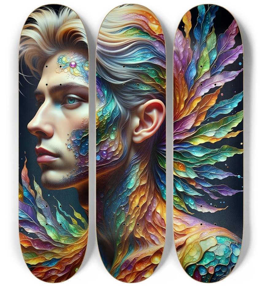 Psychedelic Gay Man - Dyed Hair #9