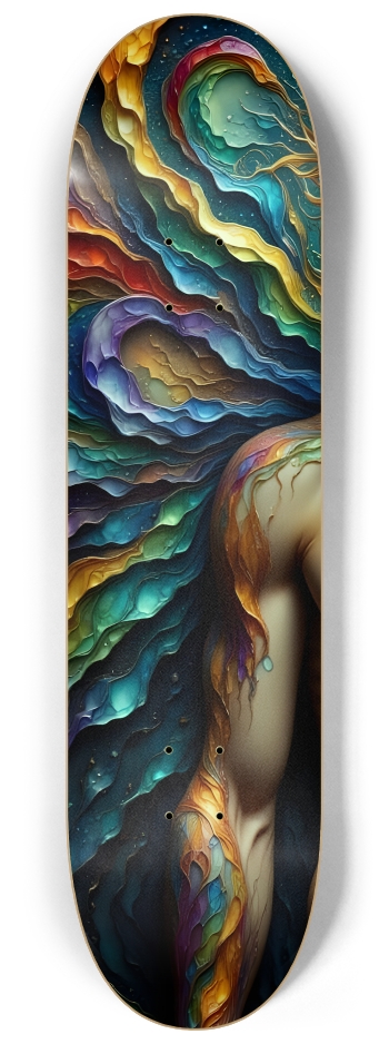 Psychedelic Gay Man - Dyed Hair #25 #1 8-1/4 Skateboard Deck