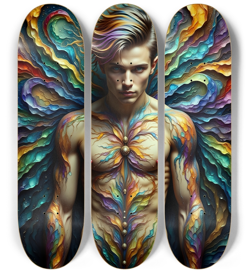 Psychedelic Gay Man - Dyed Hair #25