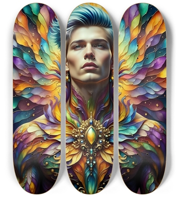 Psychedelic Gay Man - Dyed Hair #13