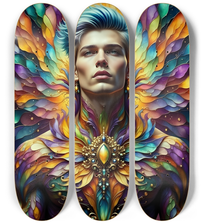 Psychedelic Gay Man - Dyed Hair #13
