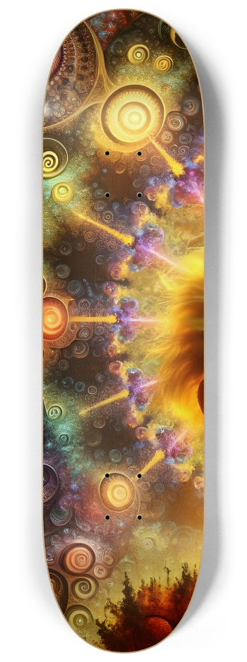Fractal Lesbian #4 #1 8-1/4 Skateboard Deck