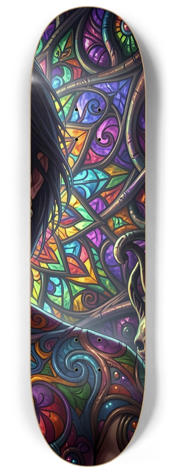 Fractal Lesbian #12 #3 8-1/4 Skateboard Deck