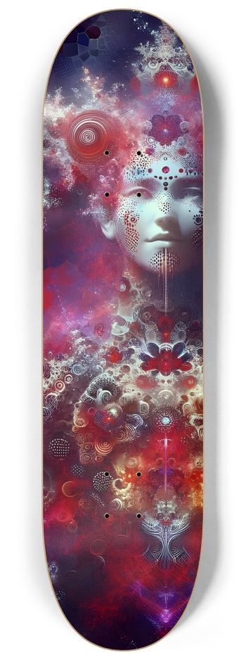 Fractal Lesbian #18 #3 8-1/4 Skateboard Deck