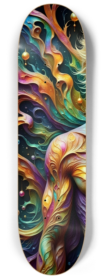 Psychedelic Gay Man - Dyed Hair #5 #1 8-1/4 Skateboard Deck