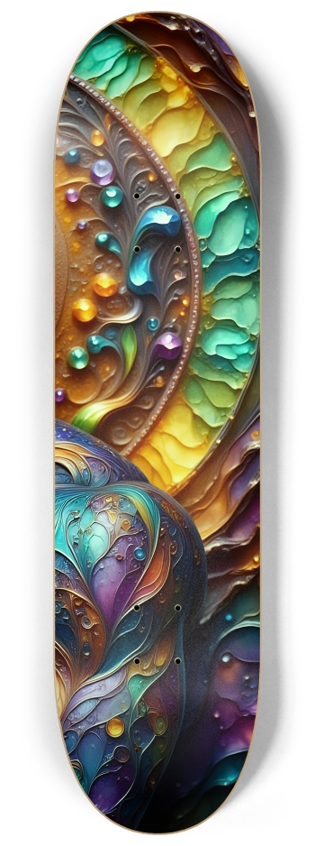 Psychedelic Gay Man - Dyed Hair #8 #3 8-1/4 Skateboard Deck