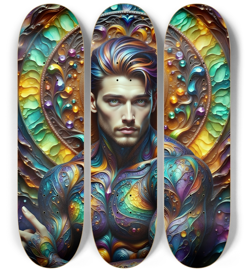 Psychedelic Gay Man - Dyed Hair #8