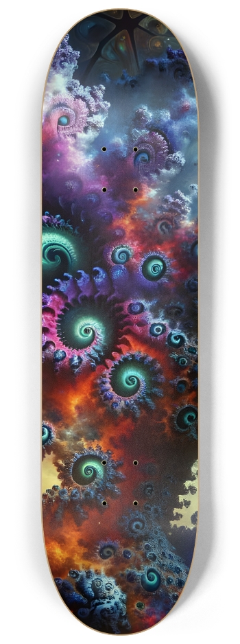 Fractal Lesbian #11 #1 8-1/4 Skateboard Deck