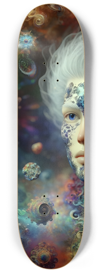 Fractal Lesbian #22 #2 8-1/4 Skateboard Deck