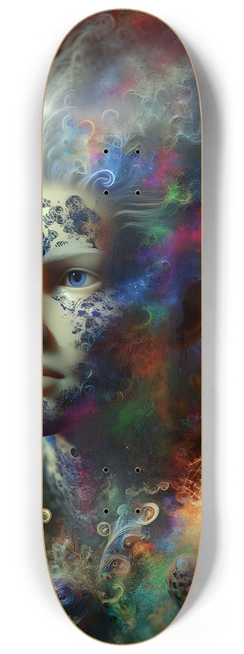 Fractal Lesbian #22 #3 8-1/4 Skateboard Deck